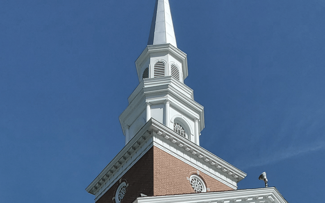 A picture of the Spire on Harman Chapel