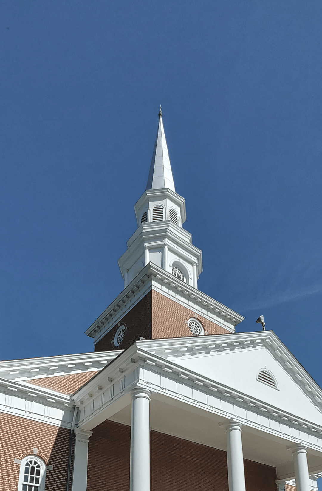 A picture of the Spire on Harman Chapel