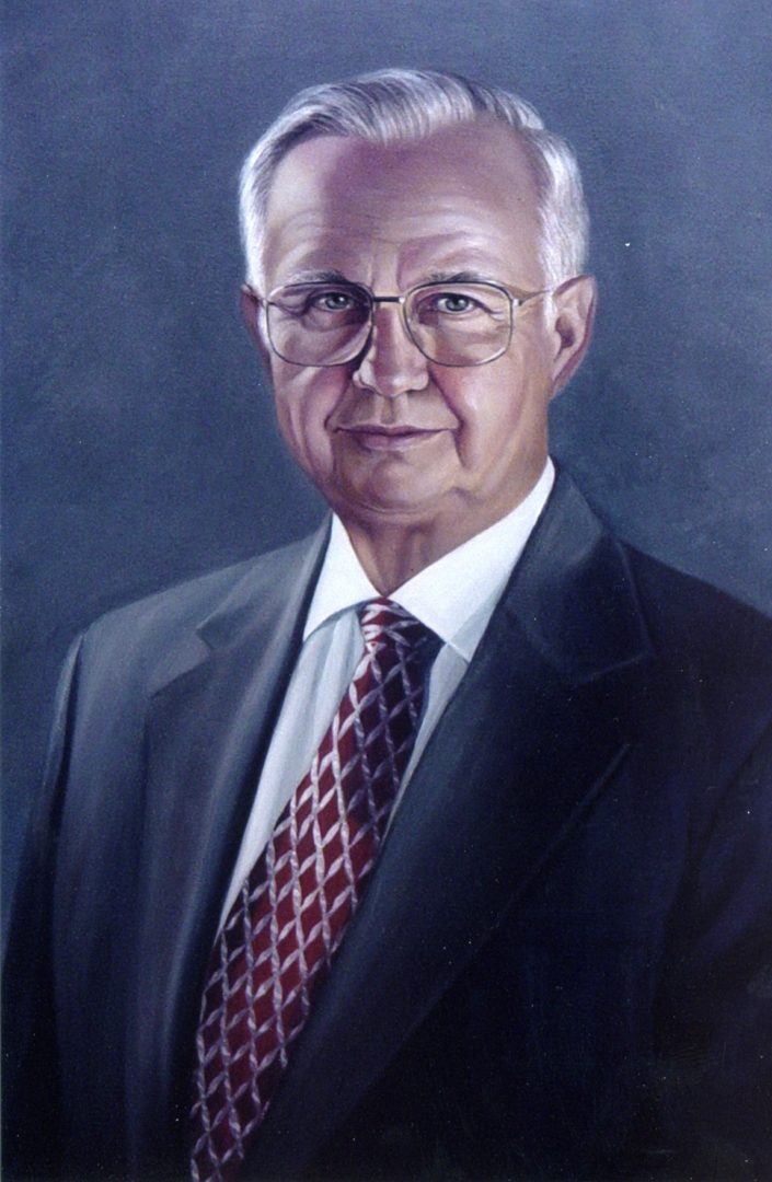 Painting of President Dr. Roy Dobyns