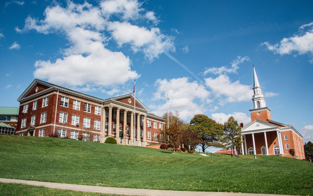 A picture of Lansdell Hall and Harman Chapel
