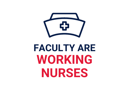 Your faculty are working nurses.