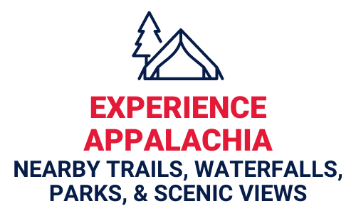 Experience Appalachia with nearby trails, waterfalls, parks, and scenic views.