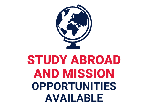 Opportunities to study abroad and serve on mission trips are available at Bluefield University.