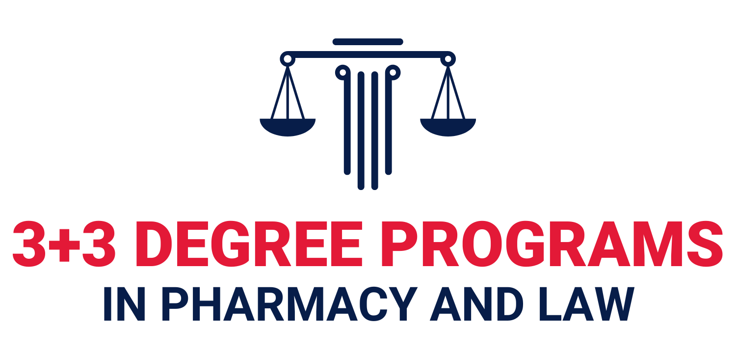 Unique partnerships offer 3 by 3 degree programs in pharmacy and law.