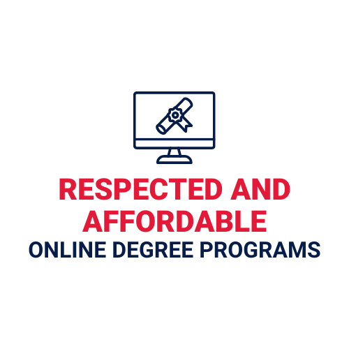 Respected and affordable online degree programs