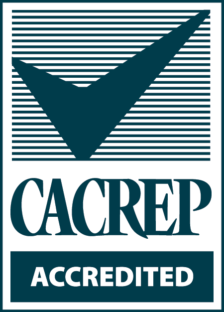 CACREP Accredited logo.