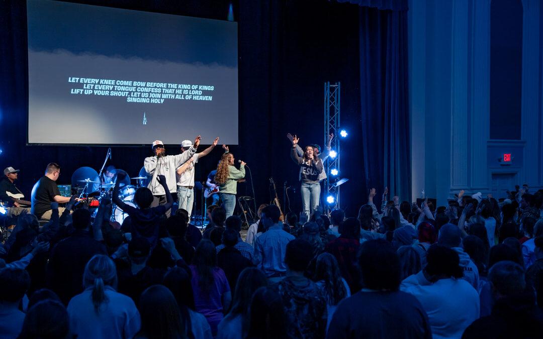 Musical worship at Winter Blast 2025