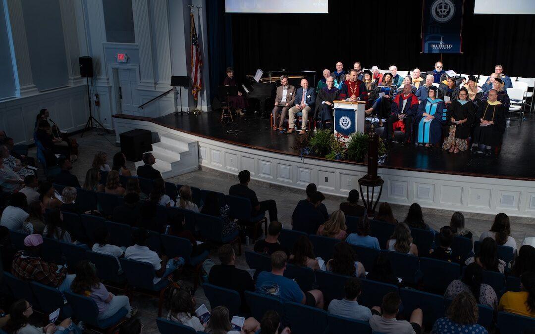 Dr. Steve Peterson speaks.