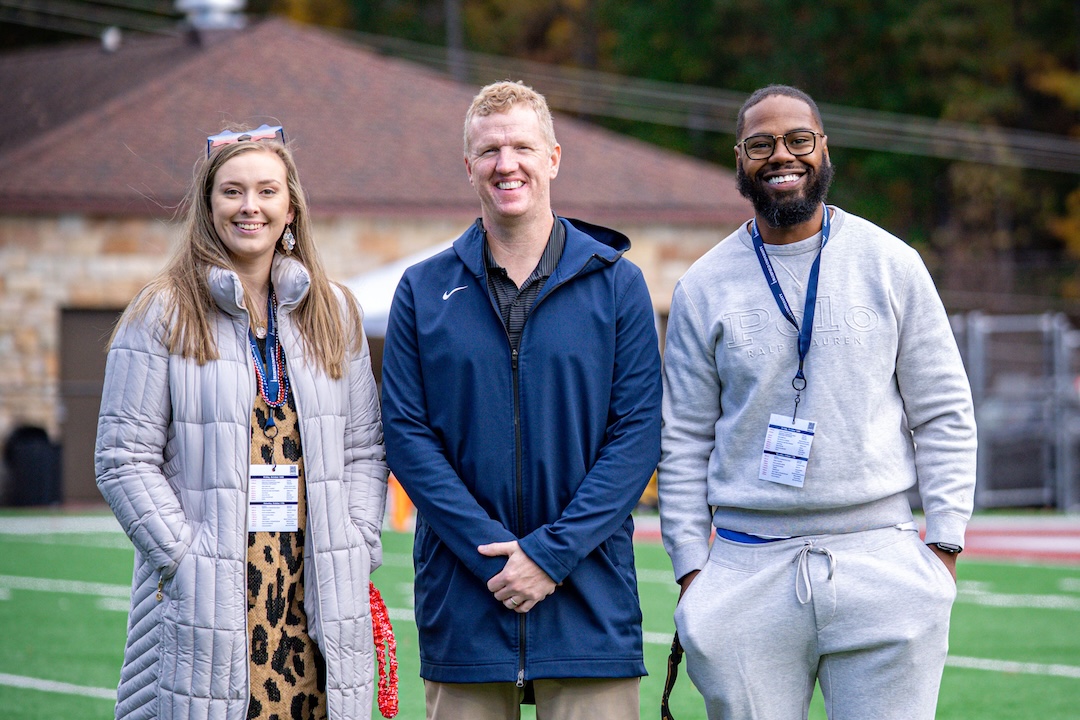 The 2026 athletics hall of fame inductees with the vice president for athletics