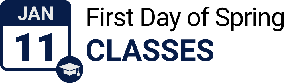 Jan. 11 First Day of Spring Classes